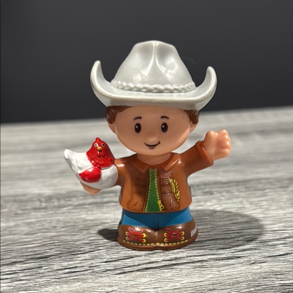 Fisher-Price | Little People: Cowboy Farmer  (2016) - Collectible Toy Figure